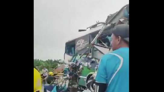 Fatal accidente vía El Triunfo