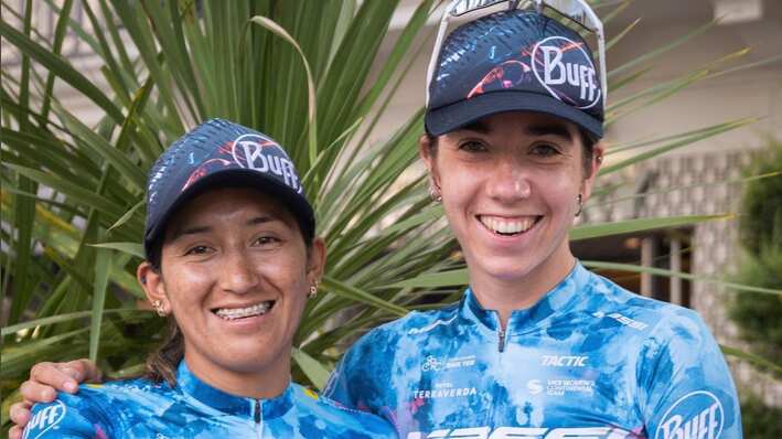 Miryam Núñez (i) inició su sueño de gloria en una competencia europea.