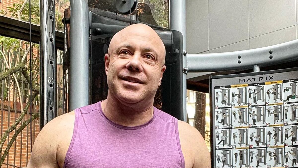 Jorge Rausch durante una sesión de entrenamiento