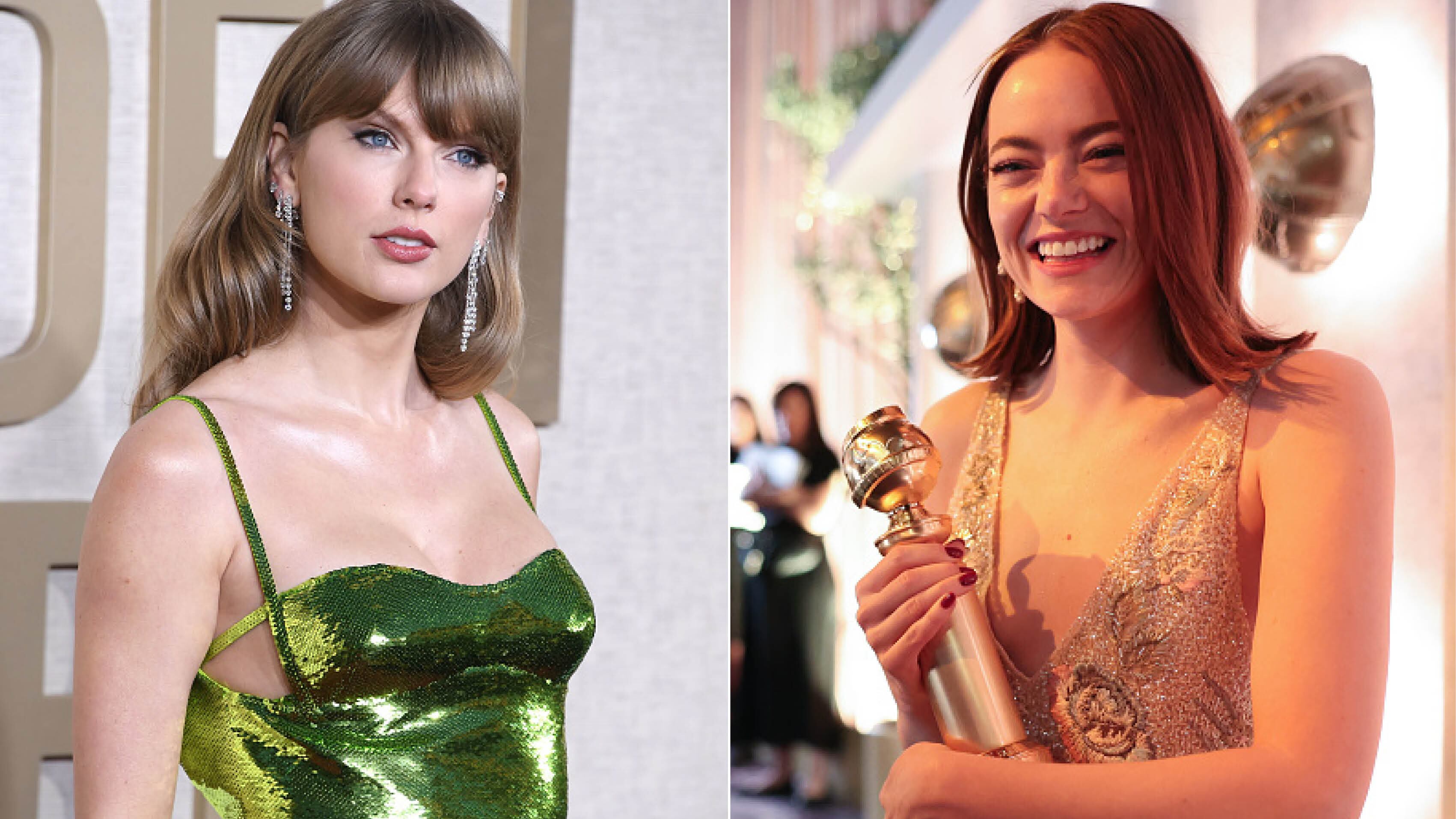 Taylor Swift y Emma Stone