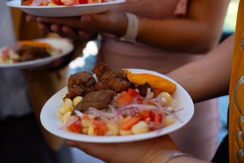 Festival de la fritada en la parroquia Sidcay de Cuenca