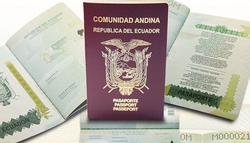 Emisión de pasaportes Ecuador/Internet