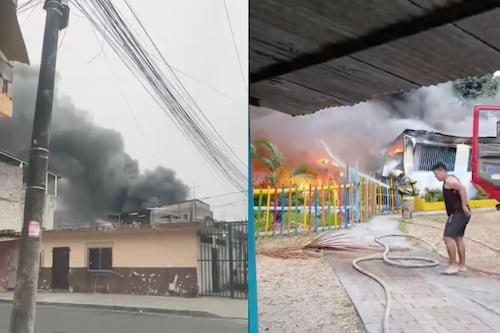 Así quedó la escuela de la Floresta 2 tras el incendio que destruyó tres aulas