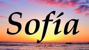 Nombre Sofia