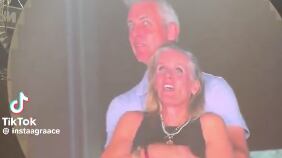 Infidelidad en pleno concierto.