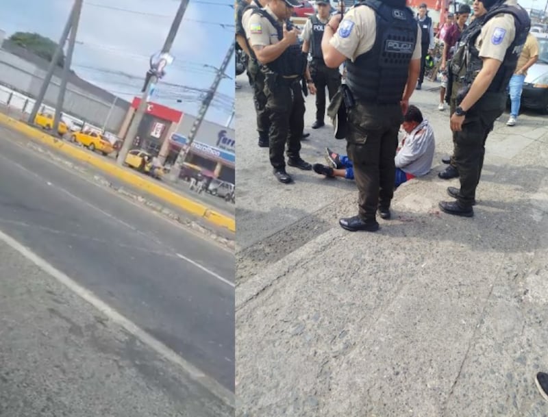 Ataque a blindado en Guayaquil quedó grabado