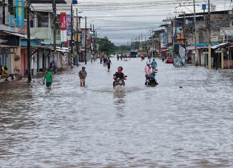 Lluvias en Ecuador