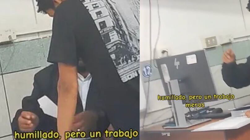 Profesor hace avión de papel con trabajo
