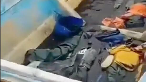 ¡Insólito! Hallan embarcación con 14 cadáveres en costas venezolanas - Fuente: Video de X