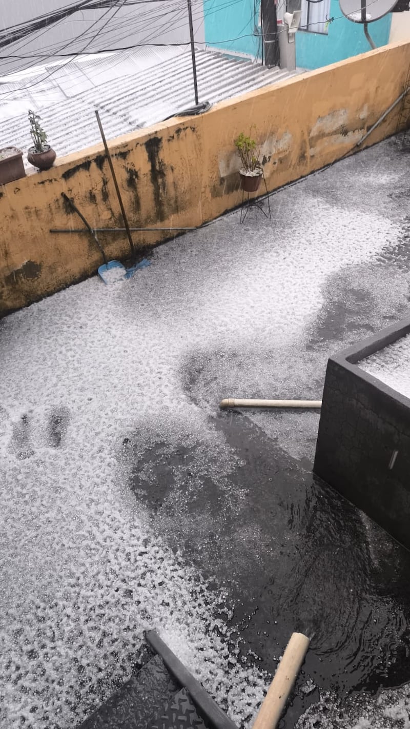 Granizo en Quito
