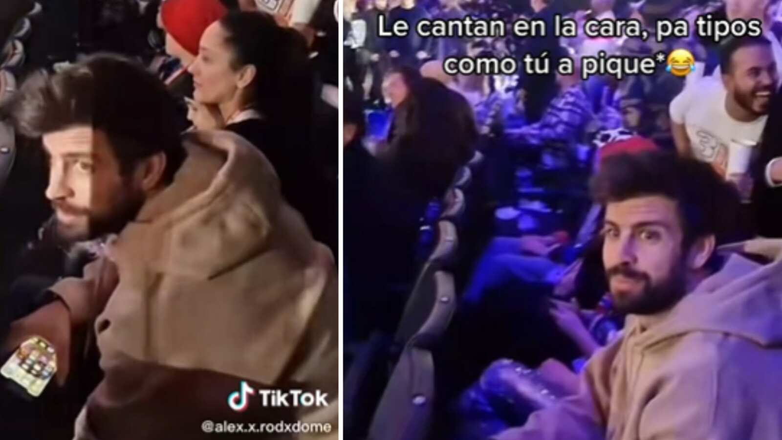 video viral donde le cantan la canción de Shakira a Piqué