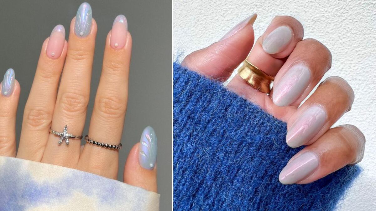 Las uñas seashell son la última manicura dentro de la tendencia 'mermaidcore'
