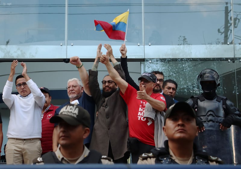 Organizaciones sociales se movilizaron a favor de la Corte de Constitucional