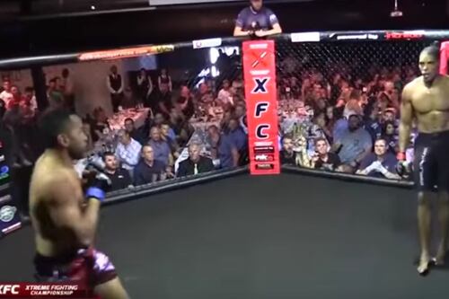 Peleador de artes marciales mixtas se desmaya en plena competencia