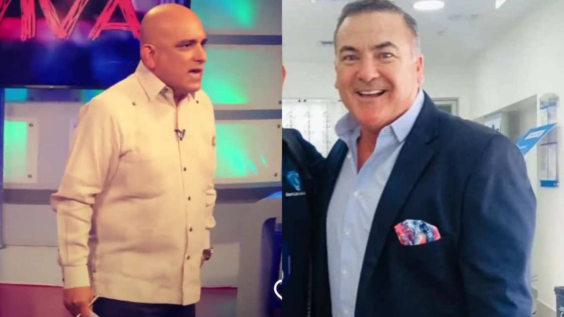 Los presentadores protagonizaron una calurosa discusión en redes sociales