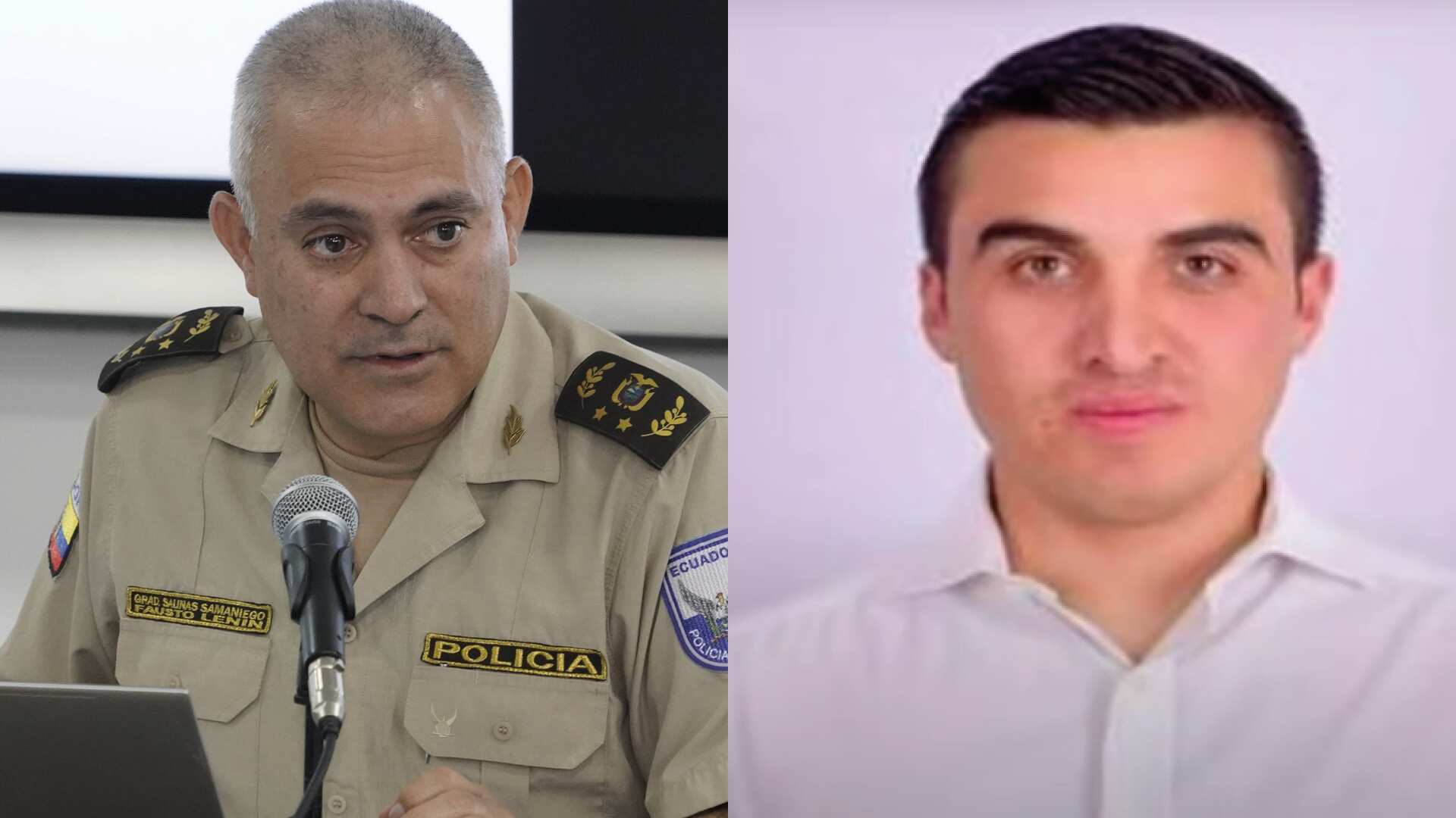 Fausto Salinas y Germán Cáceres