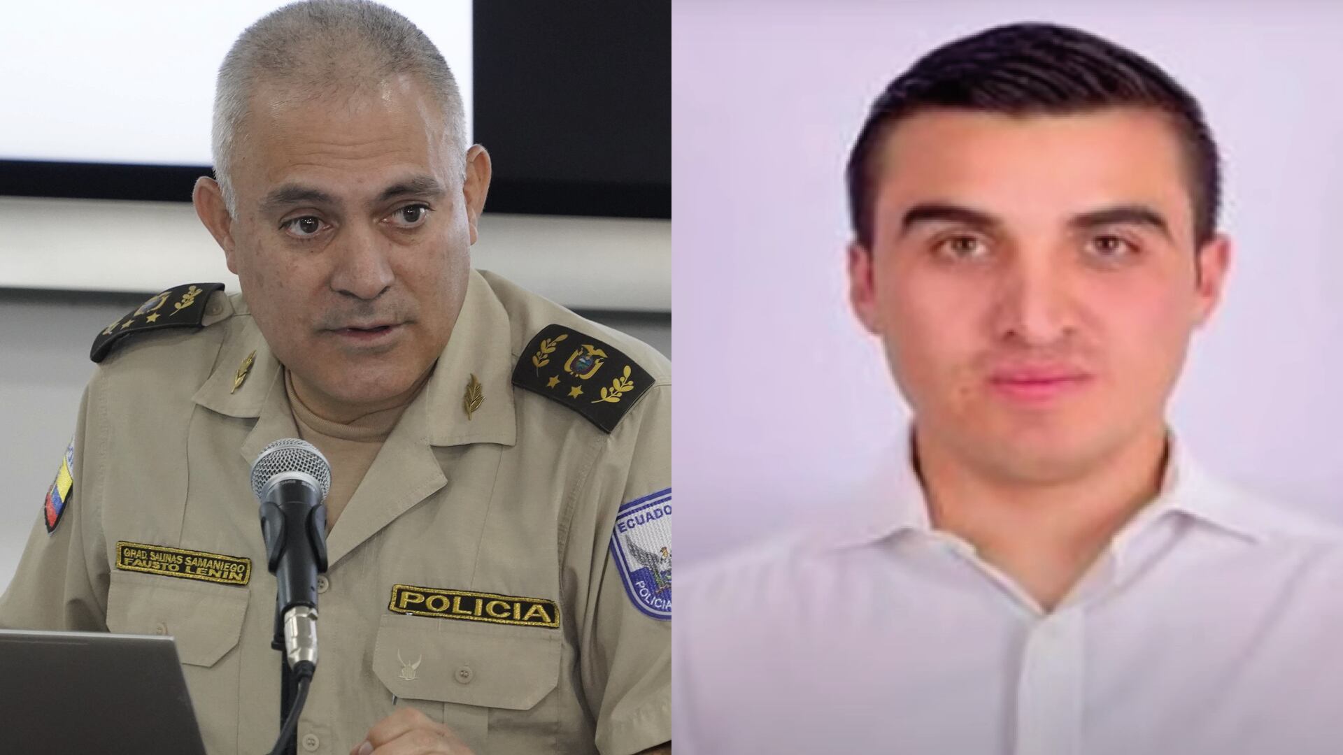 Fausto Salinas y Germán Cáceres