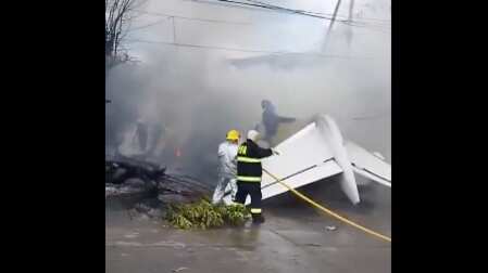 Accidente aéreo en Argentina.