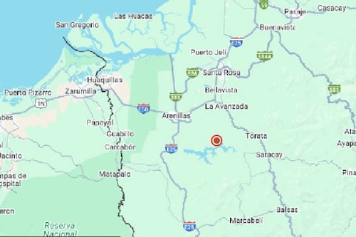 Sismo de magnitud 6.1 se registró en El Oro la noche de este martes 21 de octubre