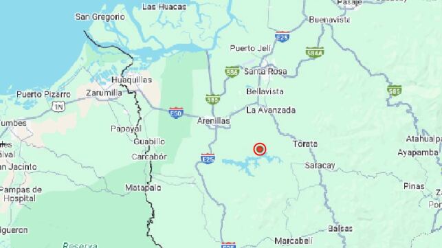 Sismo de magnitud 6.1 se registró en El Oro la noche de este martes 21 de octubre