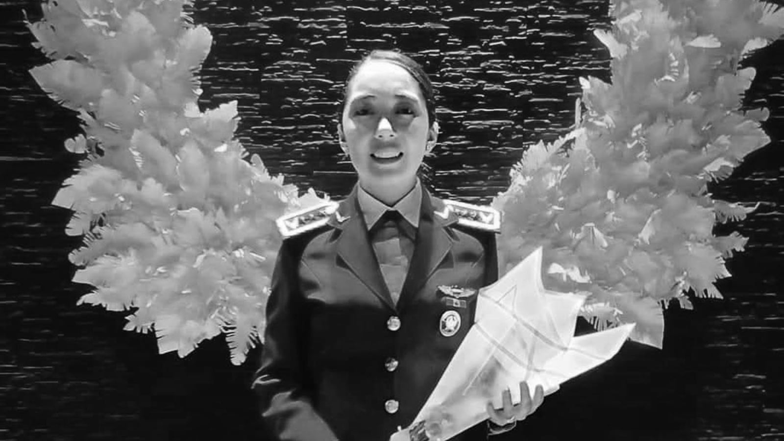 Fotografía de la Capitán Diana Ruiz publicada por el Municipio de Píllaro.