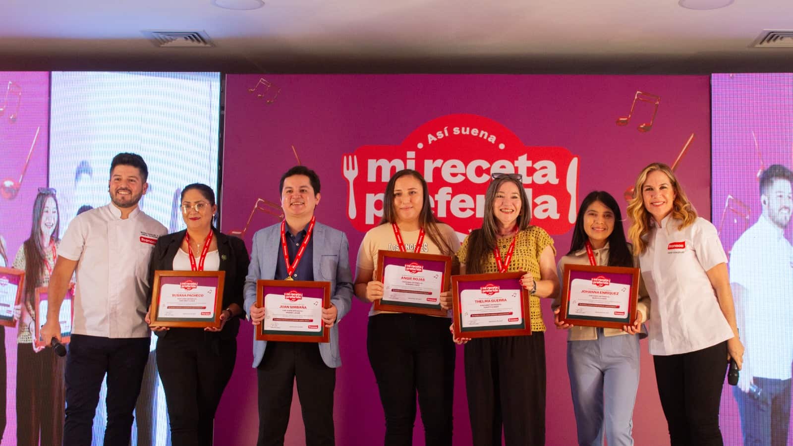 Pronaca celebra la final de la décimo tercera edición de Mi Receta Preferida