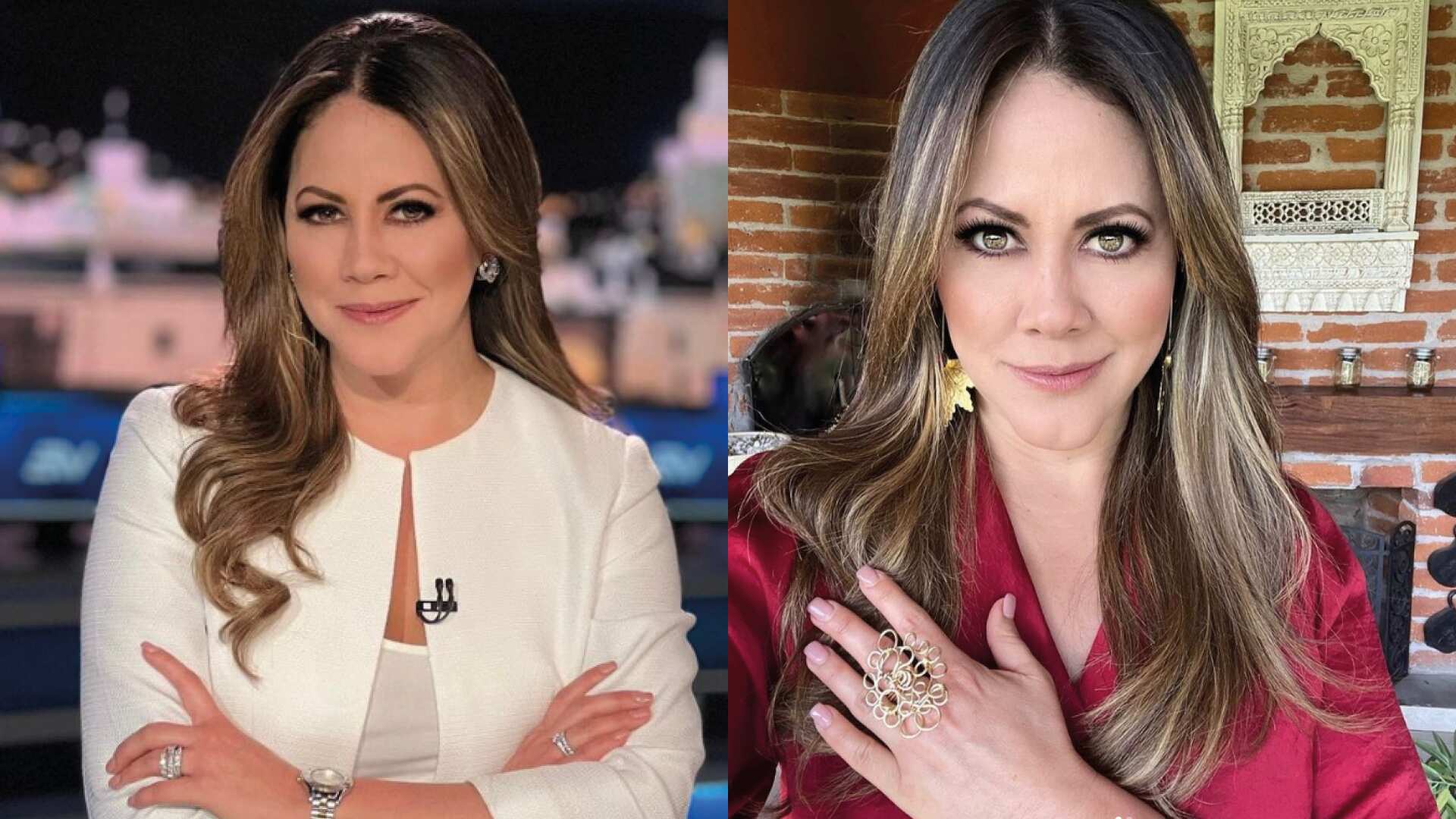 Siempre la vimos de punta en blanco en el estudio