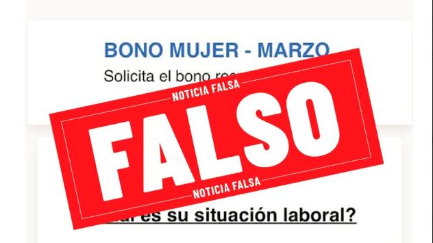 Falso bono para mujeres circula en redes