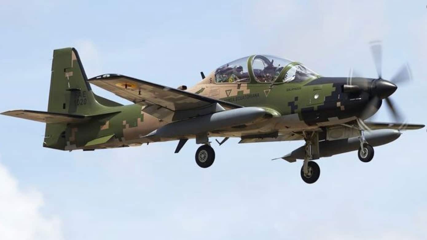 Aviones Super Tucano usados por la Fuerza Aérea