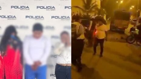 Machala. Tres personas fueron detenidas luego del incidente y las autoridades investigan el caso.