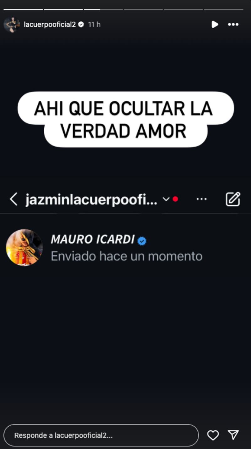 Supuestos mensajes de Mauro Icardi.