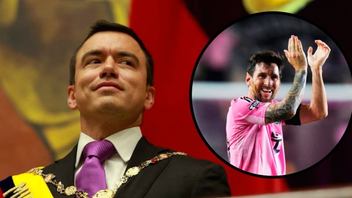Presidente Daniel Noboa resalta impacto de la presencia de Lionel Messi en la imagen de Ecuador