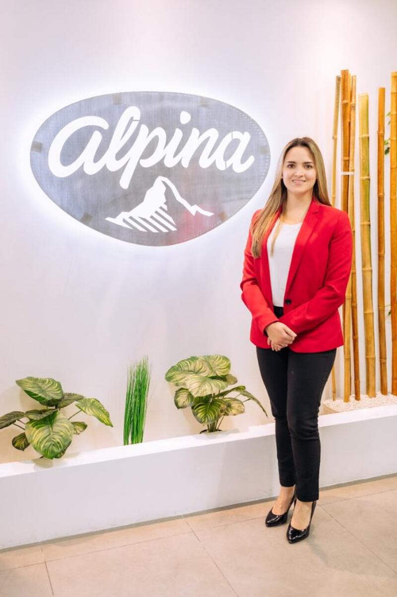 Ximena Wagner, Gerente General de Alpina Ecuador.