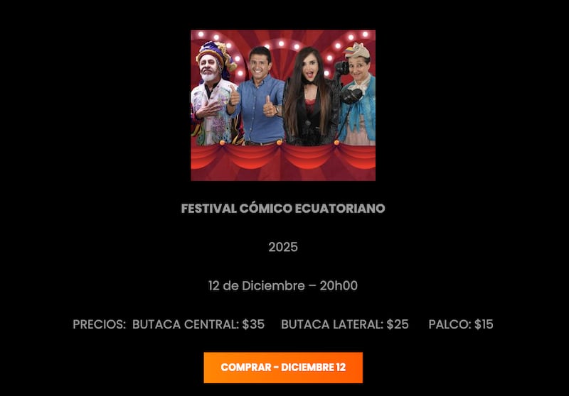 “Festival Cómico Ecuatoriano”