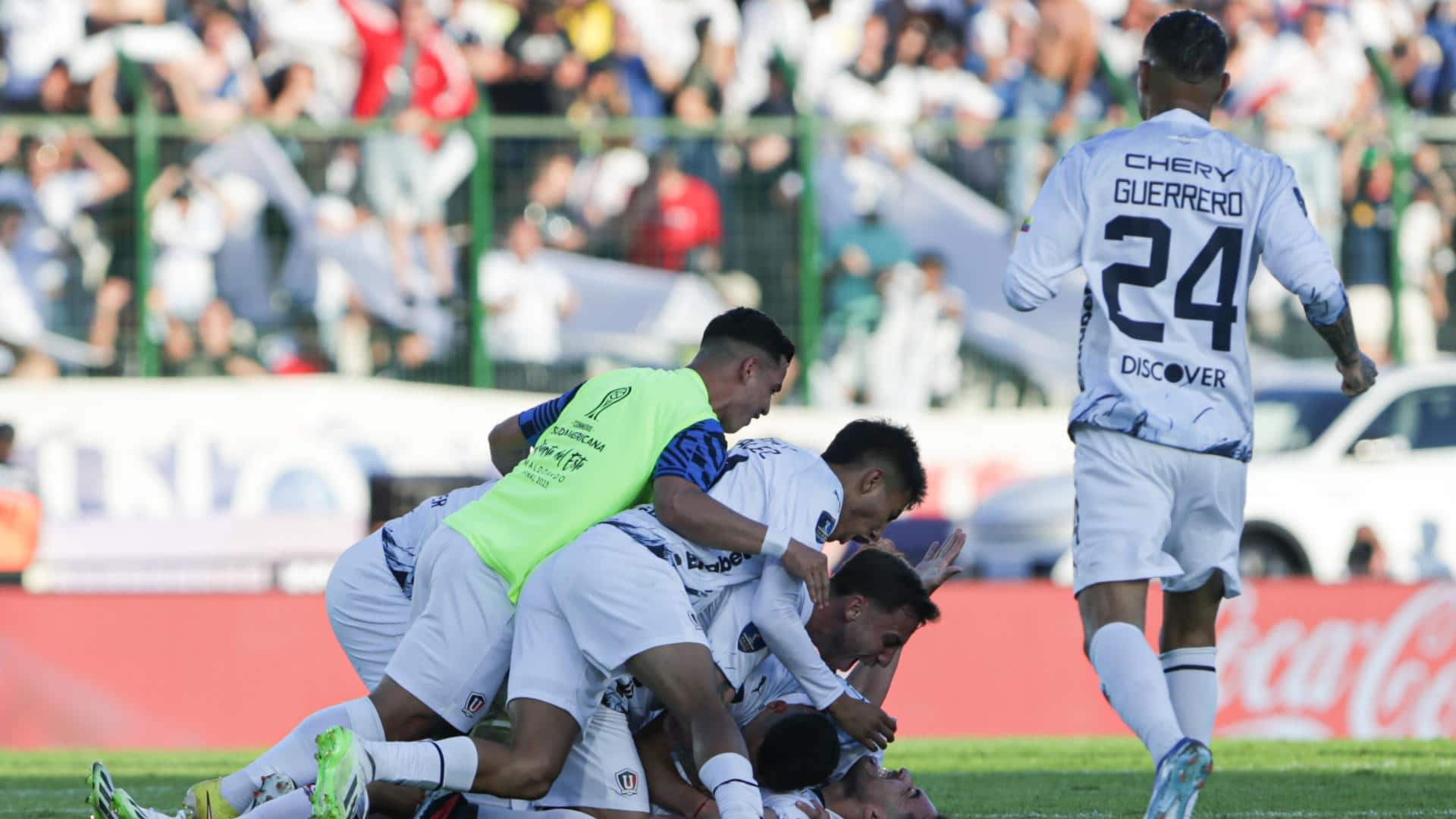 Gol de Lisandro Alzugaray en el Fortaleza - LDU Quito