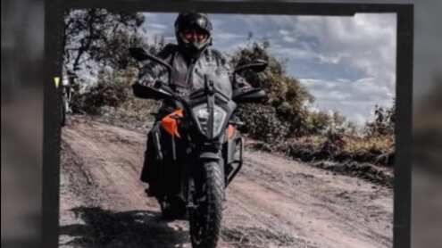 Lugar donde hallaron la moto de Germán Cáceres