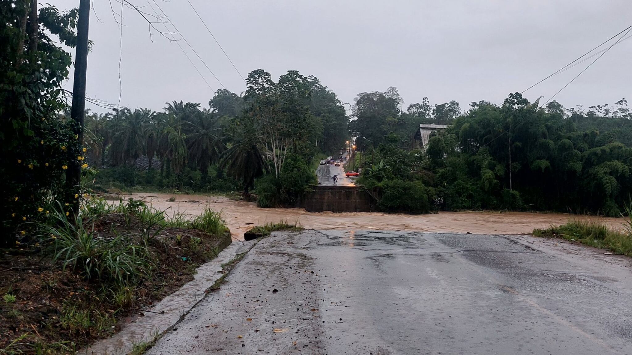 Puente del río Blanco colapsó