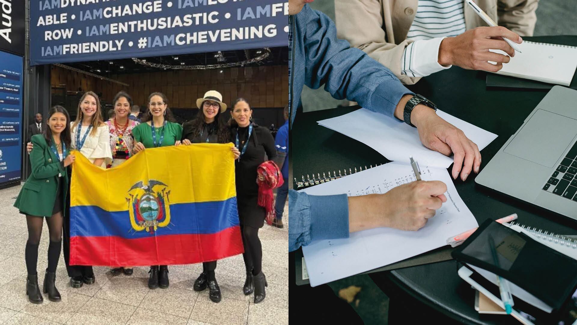 Estudiantes del programa de Becas Chevening