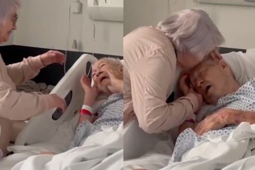 “¡Hola, mi amor!”: la esperó hasta el final y murió tras verla por última vez