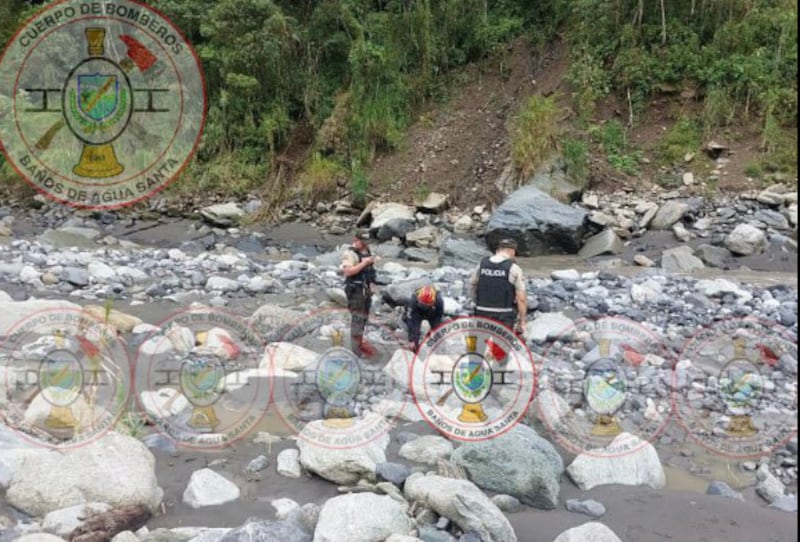 Bomberos de Baños hallaron un cuerpo en el río Pastaza