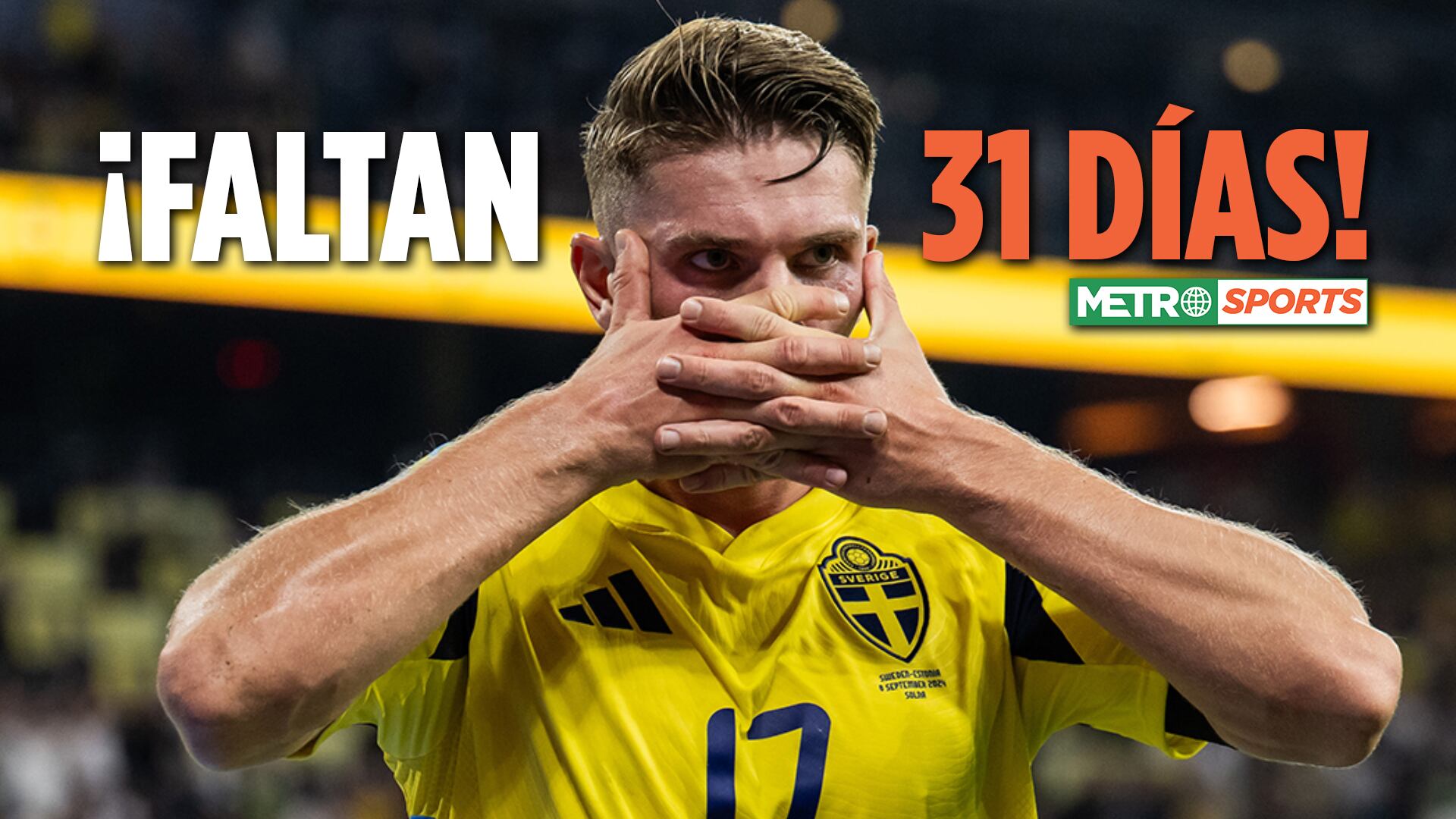 ¡FALTAN 31 DÍAS! Viktor Gyökeres, el “enmascarado” que quiere ser goleador en el Mundial 2026