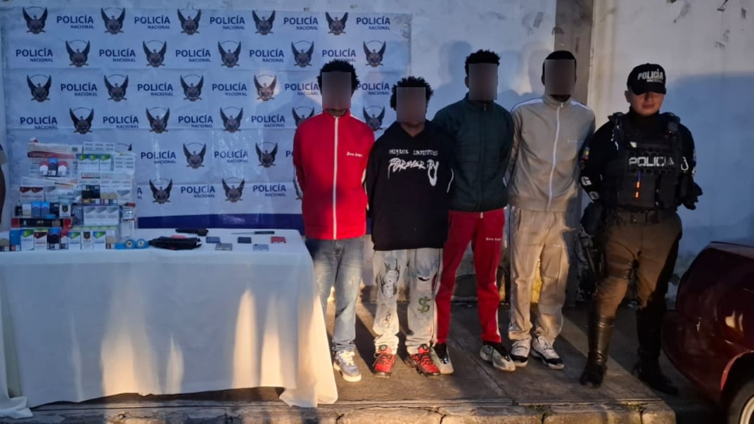 Detenidos en Carcelén tras persecución por presunto robo de vehículo