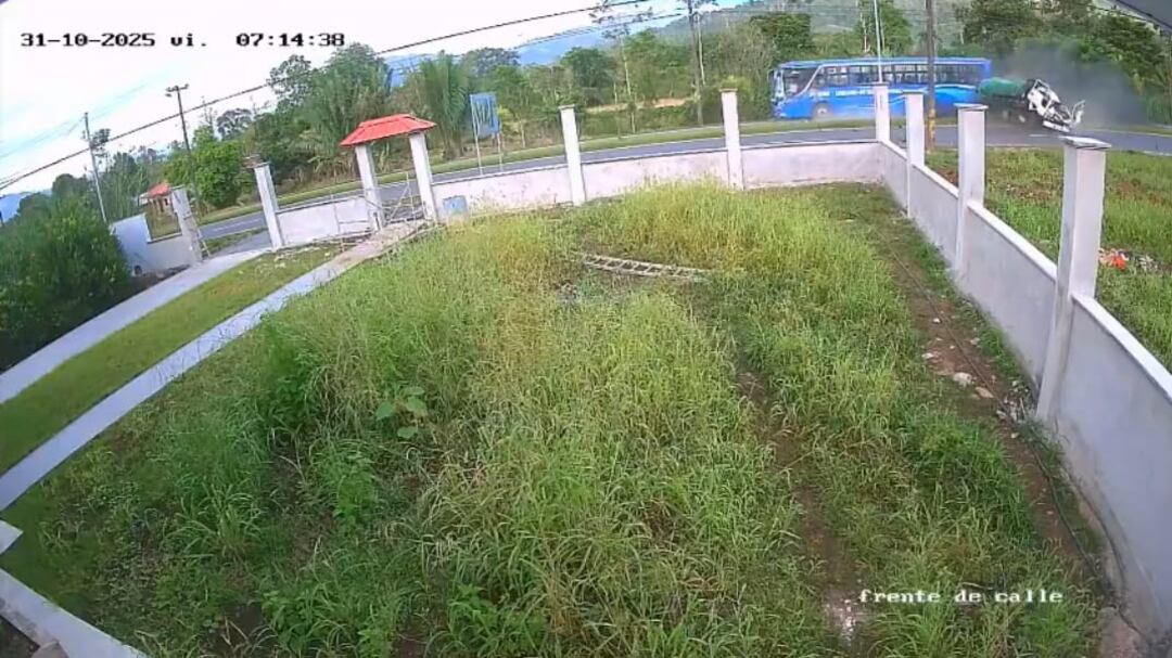 Accidente en vía de Morona Santiago