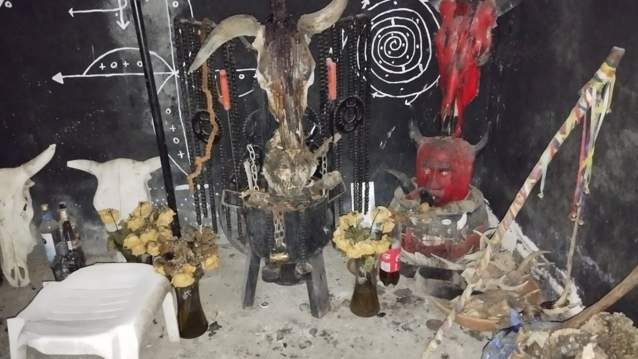 El santuario de la santa muerte donde se escondían terroristas de ‘alto valor’ en Esmeraldas.