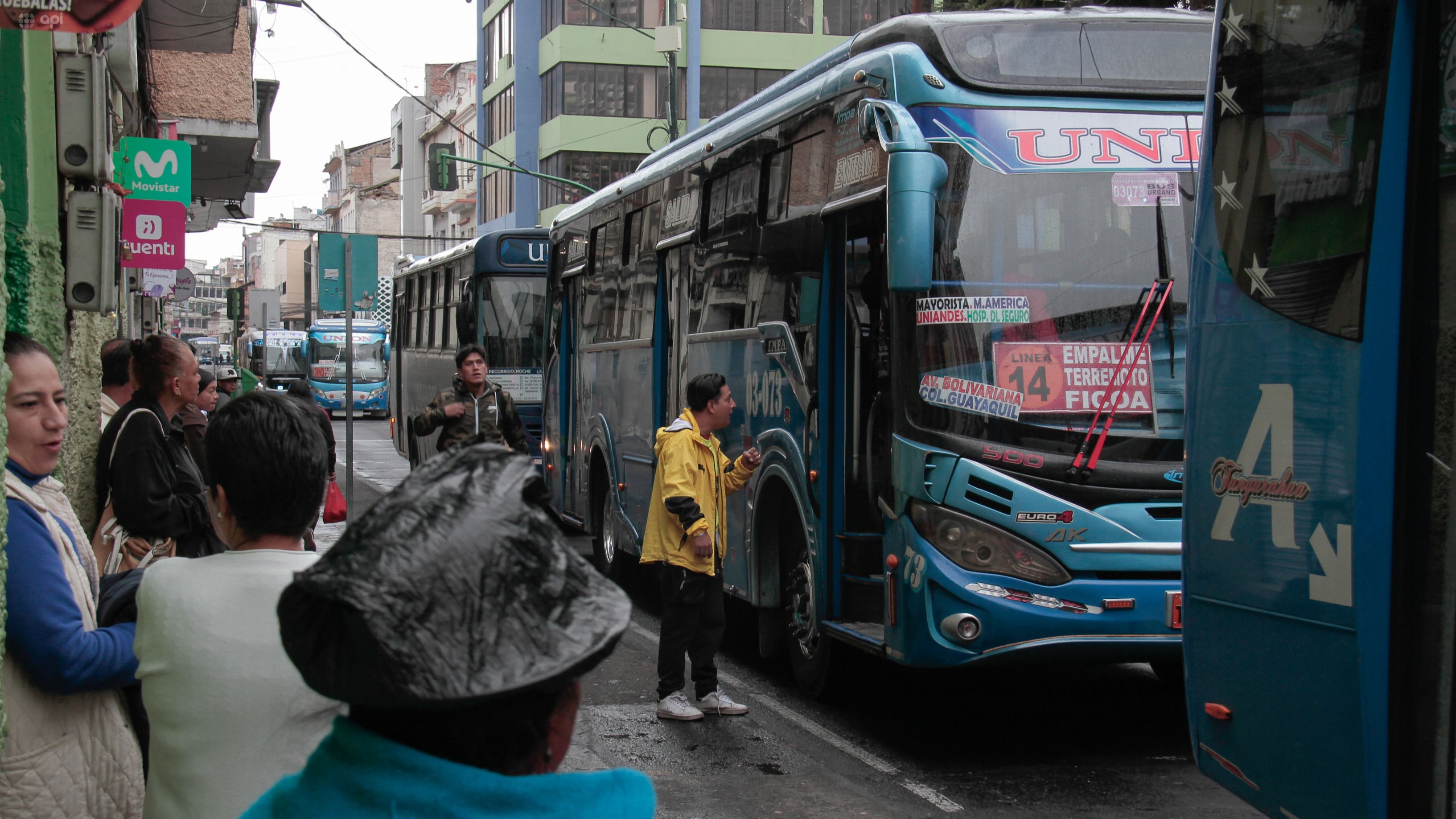 Transito normal de Buses de servicio publico