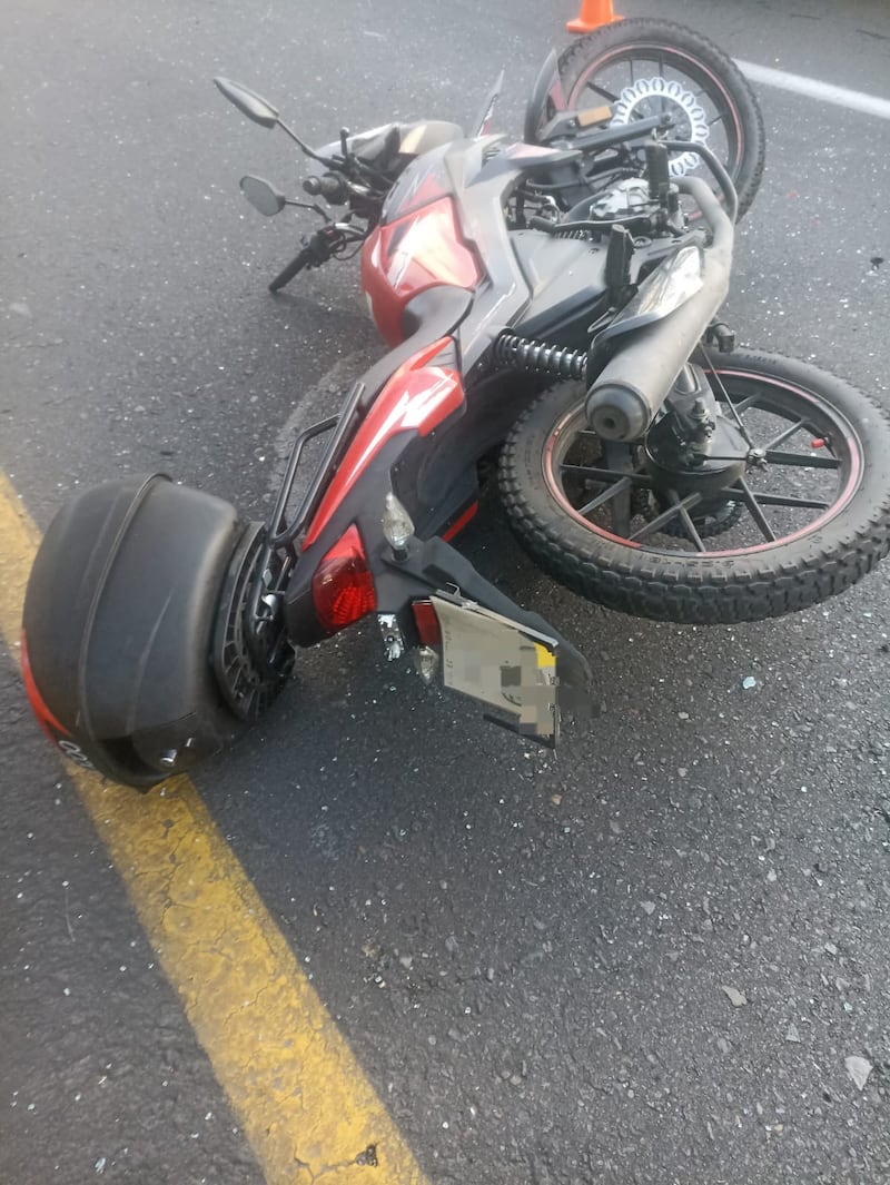 Accidente en la Autopista General Rumiñahui