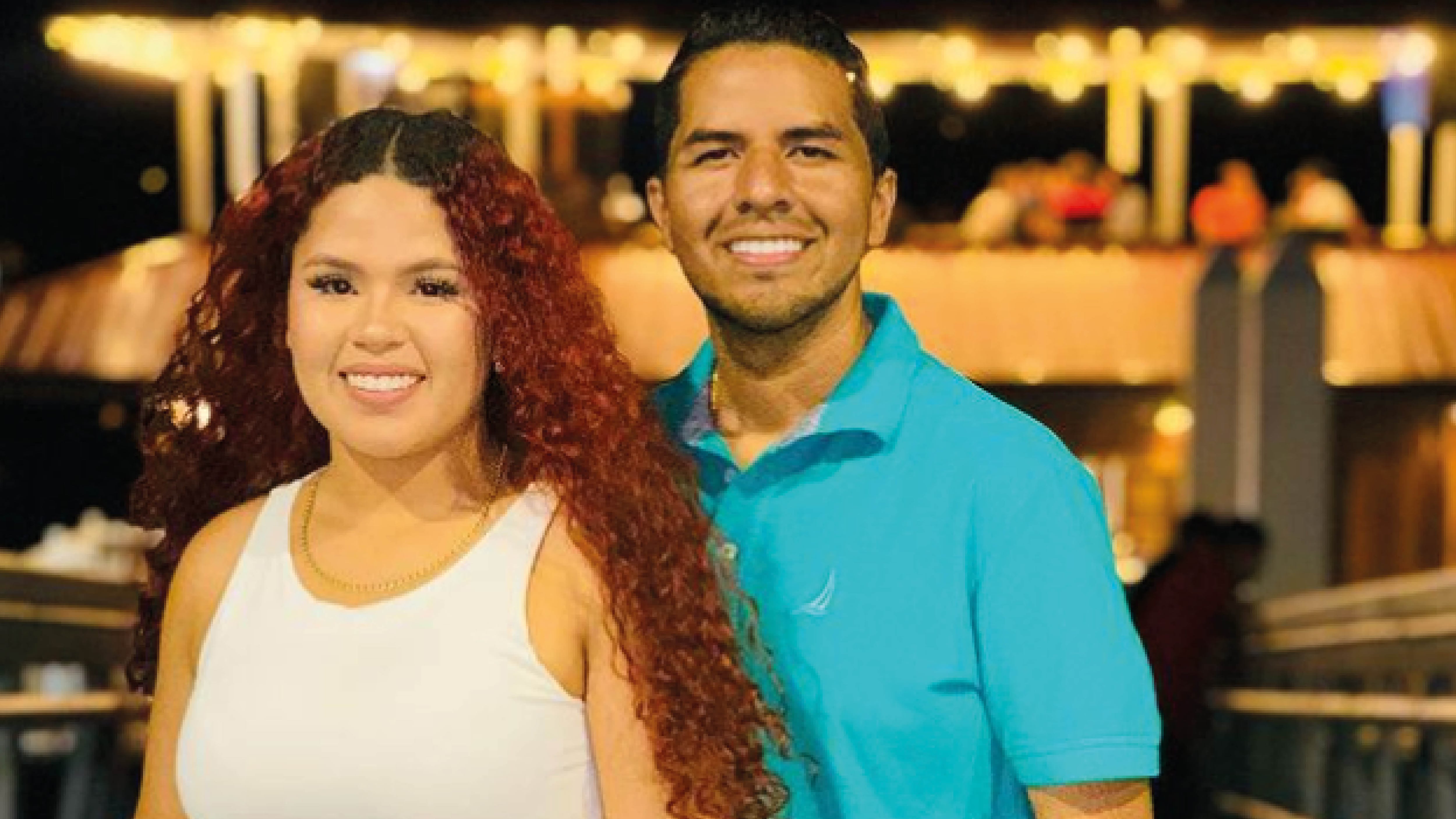 Cristhian Rescata y su esposa