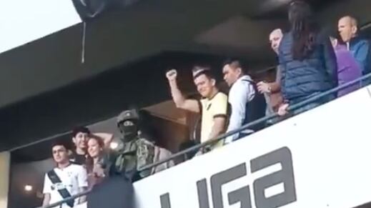 Daniel Noboa estuvo en el partido de Ecuador vs Colombia