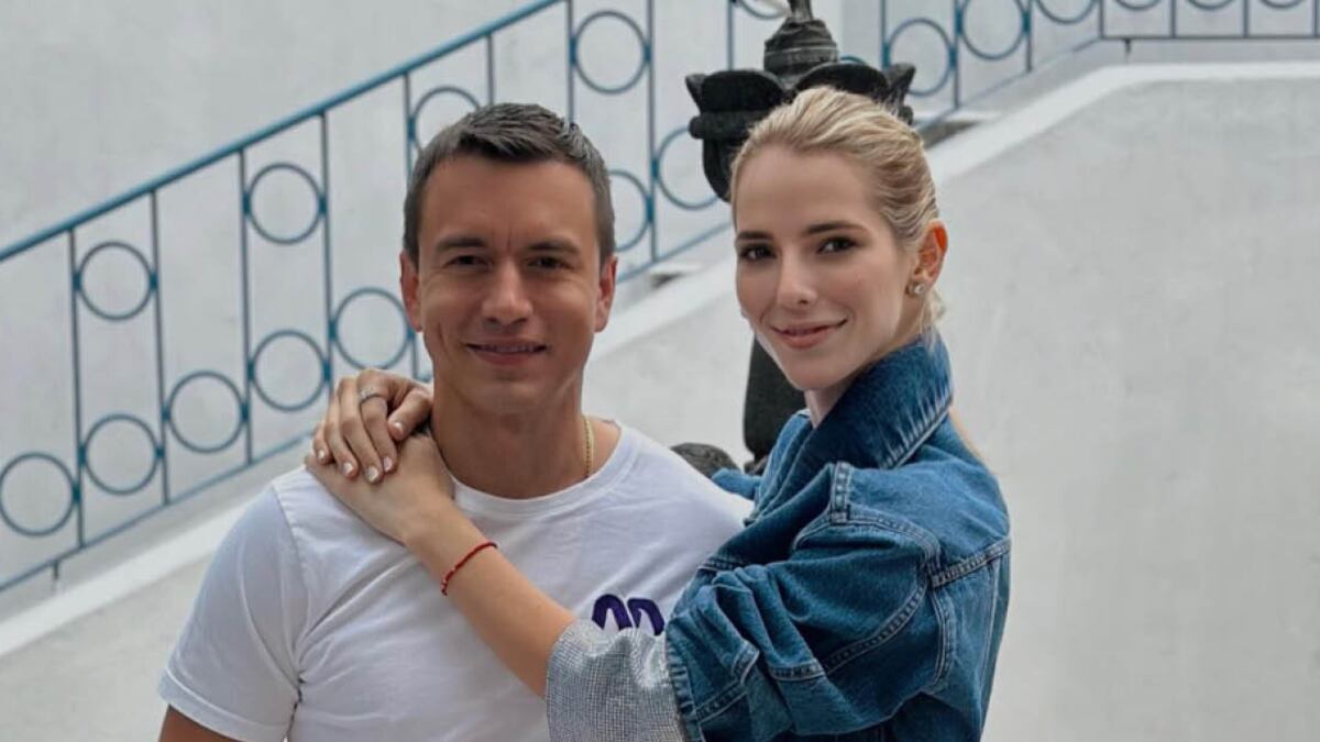 Daniel Noboa y Lavinia Valbonesi