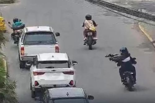Cámaras captaron el despiadado sicariato a una familia de Santo Domingo